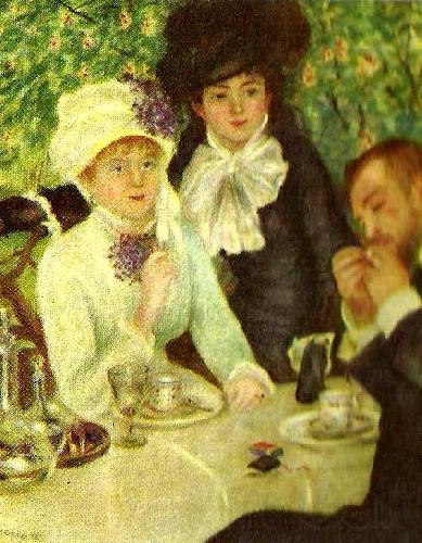 Pierre-Auguste Renoir efter lunchen Spain oil painting art